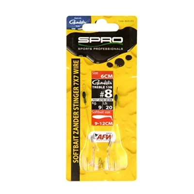 Abbildung von Spro Softbait Zander Stinger 7x7 5cm Hakengröße 6 (2Stk)