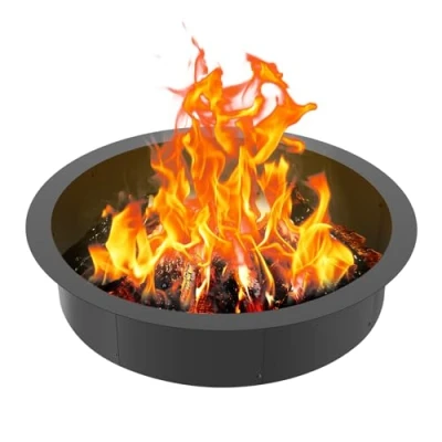 Abbildung von VEVOR Feuerstelle Feuerring Feuerschale Lagerfeuer Metall 1016mm Garten Terrasse