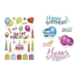 Abbildung von 10 x HERMA Sticker Decor Happy Birthday VE=3 Blatt