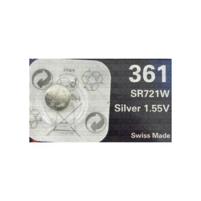 Abbildung von Renata SR721W Silberoxid Uhrenbatterie, 361,1,55 V, Blisterpackung
