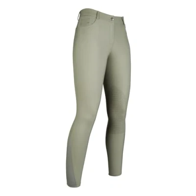 Abbildung von HKM Reithose Sunshine Silikon Kniebesatz Kids Graugrün 146