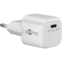 Abbildung von goobay 65404 USB C PD (Power Delivery) Nano Schnellladegerät 20W, Ladegerät/Netzteil/Charger für Typ Geräte/iPhone/iPad/Samsung Galaxy Series/Google Pixel, Weiß