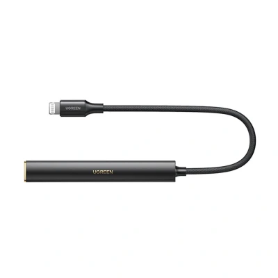 Abbildung von Adapter CM545 DAC Kopfhörerverstärker von USB C auf 3,5 mm Miniklinke Schwarz