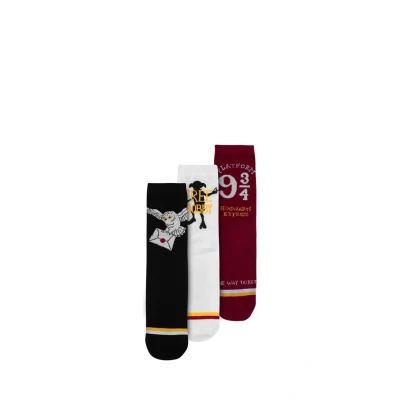 Abbildung von Harry Potter 3 PACK Socken, Damen, Größe: 39 42, Mehrfarbig
