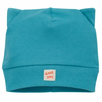 Abbildung von Pinokio Mütze Orange Flip, 100% Cotton, Türkis, Jungen, Gr 38 47(44)