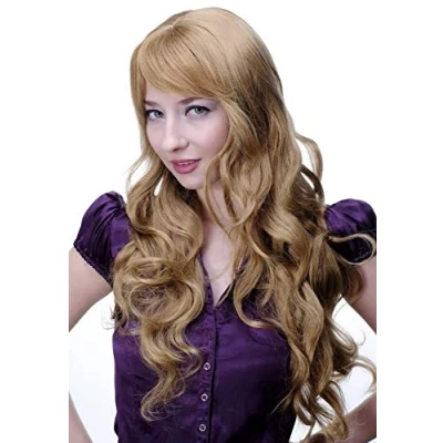 Abbildung von WIG ME UP 9204S 19 Traum Perücke dunkelblondes langes gewelltes Haar