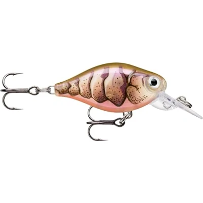 Abbildung von Rapala, Angelköder Light Crank Mid Runner, Angelausrüstung mit Kunststoffkonstruktion, Kunstköder, Süßwasser, schwimmend, Schwimmtiefe: 1,8 m, 3,5 cm/4 g, hergestellt in Estland, Purple Prawn UV