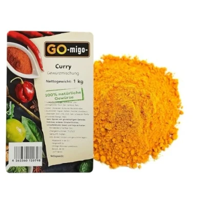 Abbildung von 1kg Curry Indisch Pulver Mild Currypulver Aromatisch Top Qualität 1000g