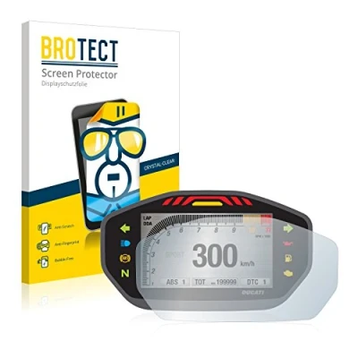 Abbildung von BROTECT (2 Stück Schutzfolie für Ducati Monster 1200 Colour TFT Display Displayschutz Folie Ultra Klar