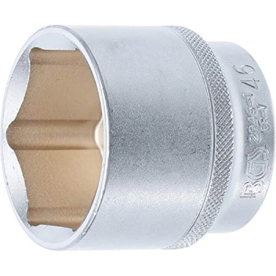 Abbildung von BGS 2946 1 Steckschlüssel Einsatz Sechskant 12,5 mm (1/2&quot;) SW 46 CV Stahl