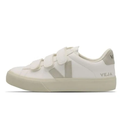 Abbildung von Veja Recife LOGO Unisex Sneaker low extrawhite/natural, Herren, Größe: 42, Extra white/natural Leder und lederimitat
