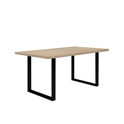 Abbildung von FORTE TABLES Tisch nicht ausziehbar, Holzwerkstoff, Sonoma Eiche, 160 x 74.7 90 cm