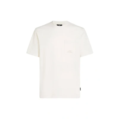 Abbildung von O&#039;Neill Chest Pocket Tshirt basic, Herren, Größe: XS, Snow white