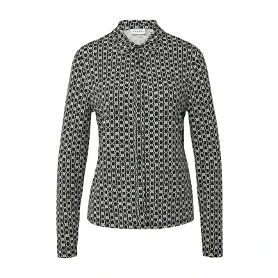 Abbildung von comma Klassische Hemdbluse, Damen, Größe: 34, Schwarz