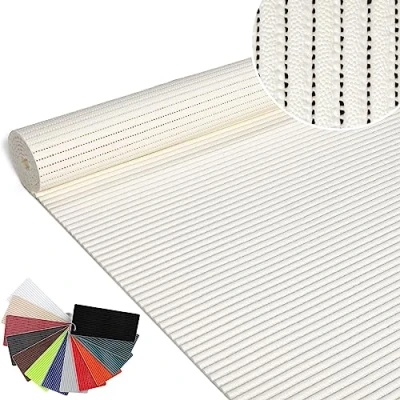Abbildung von ANRO Badematte Weichschaummatte Bad und Duschvorleger Antirutsch Badläufer Uni Weiß 100x130cm