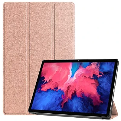 Abbildung von Lobwerk Schutzhülle für Lenovo Tab P11 2021 TB J606F J606X 11 Zoll Slim Case Etui mit Standfunktion und Auto Sleep/Wake Funktion Bronze