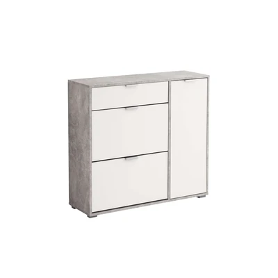 Abbildung von INOSIGN Schuhschrank Arco 2, Schuhkommode, Schuhregal, Breite 102 cm 2 Klappen mit Doppelschuhtrommeln, Schublade, in modernen Farben