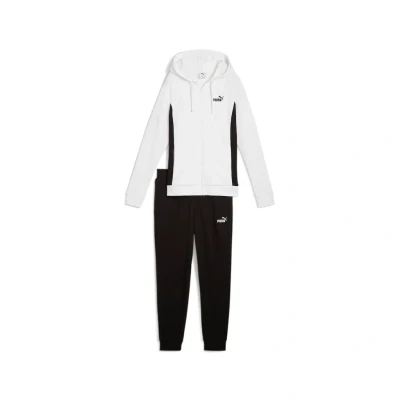 Abbildung von Puma Jogginganzug Mit Kapuze Damen Plain White Größe: L