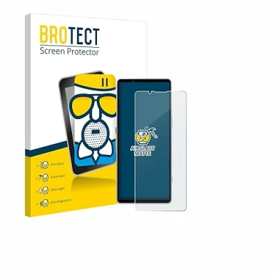 Abbildung von BROTECT Entspiegelungs Schutzglas für Sony Xperia 5 V Schutz Folie Panzerfolie Glas Matt [Extrem Kratzfest 9H, Anti Reflex, Fingerprint]