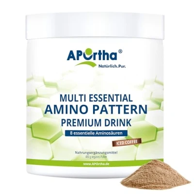 Abbildung von Amino Pattern Drink Aminosäuren EAA/BCAA Iced Coffee veganes Pulver