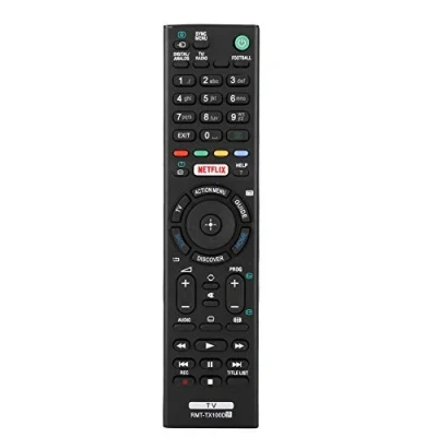 Abbildung von TV Fernbedienung für Ersatz RMT TX100D, TX101J, TX102U, TX102D, TX101D, TX100E, TX101 Schwarz