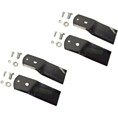 Abbildung von 4 X 17 CM Messer kompatibel mit Stiga Ready Park Villa 85 95 105 Combi 1134 6238 01 9119