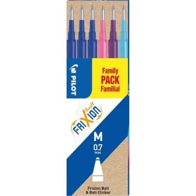 Abbildung von Pilot FriXion Ball, Blau, Pink, Violett, 0,7 mm, 0,35 mm