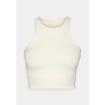 Abbildung von The North Face Refina Longline BRA Sportbh mit mittlerer Stützkraft, Damen, Größe: 44, White dune