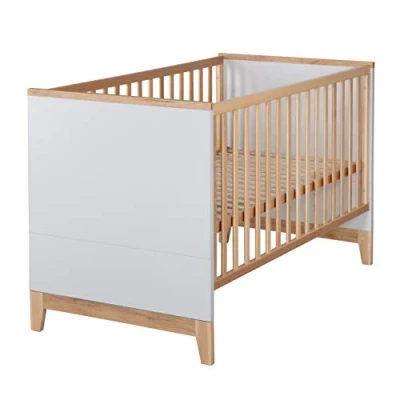 Abbildung von roba Kombi Kinderbett &#039;Caro&#039;, höhenverstellbar, mitwachsend, 3 Schlupfsprossen, 70x140 cm, umbaubar