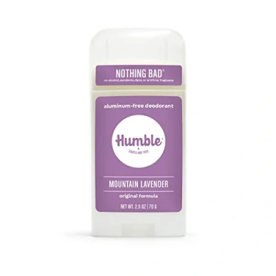 Abbildung von Humble alles natürlich Deodorant, Aluminium und Paraben, Cruelty Free Männer Frauen Deodorant Lavendel 1 Packung