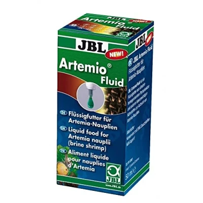 Abbildung von JBL GmbH &amp; Co. KG Aquariendeko ArtemioFluid Alleinfutter für Krebse 50 ml, Flüssigfutter die Aufzucht von Lebendfutter