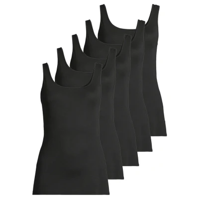 Abbildung von Speidel 5ER PACK Nadine Unterhemd/shirt, Damen, Größe: 40, Schwarz