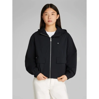 Abbildung von Calvin Klein Jeans Windbreaker Jacket Übergangsjacke, Damen, Größe: XL, Black