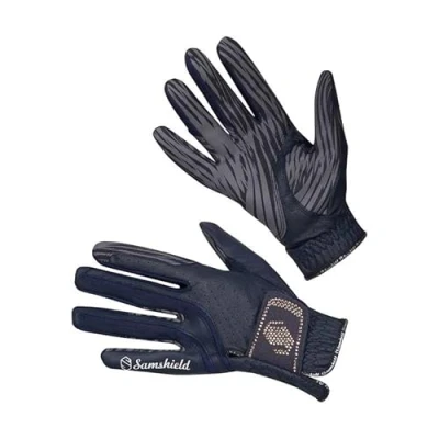 Abbildung von Samshield V Skin Swarovski Handschoenen Navy Rose Goud