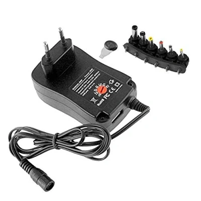 Abbildung von Ociodual Universal Netzteil 3V 12V AC/DC USB Schwarz 30W 6 Tips Adapter Charger Power Supply Adjustable Voltage