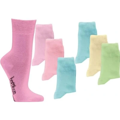 Abbildung von TippTexx 24 6 Paar unisex Bambus Socken, Geruchs Killer mit Anti Loch Garantie (DE/NL/SE/PL, Numerisch, 39, 42, Regular, Pastell)