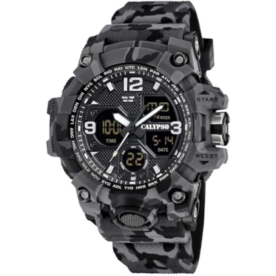 Abbildung von CALYPSO WATCHES Chronograph X Trem, Quarzuhr, Armbanduhr, Herrenuhr, analog, digital, Tag, Monat