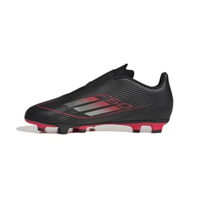 Abbildung von adidas Performance F50 CLUB VEL Unisex Fußballschuh Nocken für Kinder, Größe: 28, Core black/iron met/lucid red Schuhe