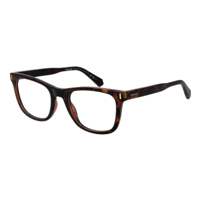 Abbildung von Polaroid Damen PLD D511 086 Rahmen von BRILLEN Plastik Havanna Quadratisch