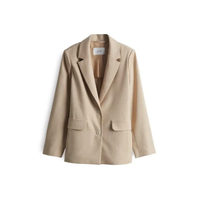 Abbildung von OPUS Jaomi Kurzmantel, Damen, Größe: 36, Soft oat