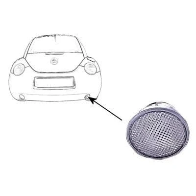 Abbildung von VAN WEZEL 5803940 Rückfahrleuchte weiß VOLKSWAGEN: New Beetle Schrägheck