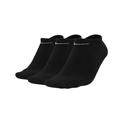 Abbildung von Nike Sportswear Value Noshow Socken 3ER PACK Füßlinge, Größe: 34 38, Black