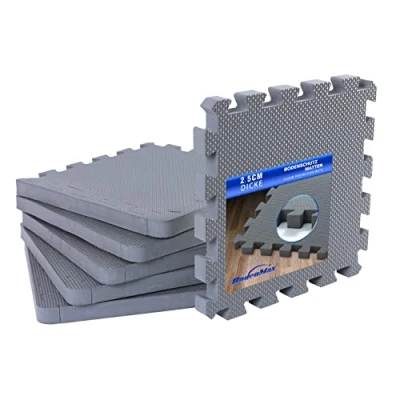 Abbildung von BodenMax Bodenturnmatte Sportmatte, pool bodenschutzmatt fitness boden, 30x30x2.5cm