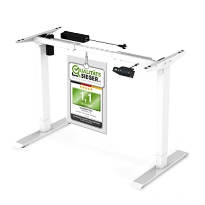 Abbildung von SportPlus Höhenverstellbarer Schreibtisch höhenverstellbar elektrisch Tischgestell Elektrischer Büro, Homeoffice Standing Desk Memory Funktion &amp; Anti Kollisions Schutz
