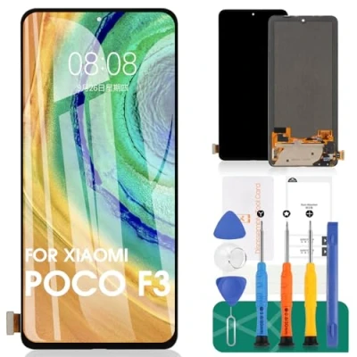 Abbildung von Ersatzbildschirm für Xiaomi Poco F3, Redmi K40 Pro / Plus, LCD Display K40, Touchscreen Digitizer, Montage Reparatur Kits (schwarz)