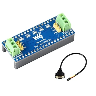 Abbildung von IBest 2 Channel RS232 Module Board Converting UART to for Raspberry Pi Pico Mini Board, Transceiver SP3232EEN,300 912600bps BAUDRATE,Using Bus