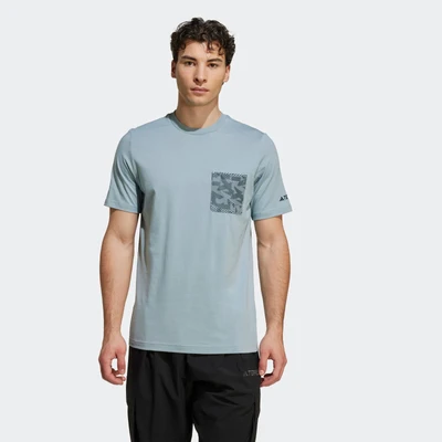 Abbildung von adidas Herren Terrex Graphic T Shirt, Legend ivy, XS