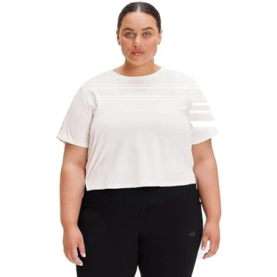 Abbildung von The North Face PLUS Dawndream Relaxed Sport Tshirt, Damen, Größe: XXL, Gardenia white heather