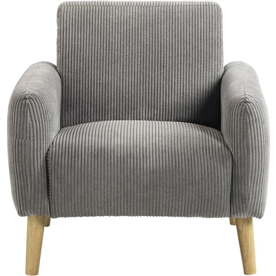 Abbildung von ATLANTIC home collection Sessel &quot;Moby&quot;, mit Federkern, kleiner Tasche und in modernem Cordbezug