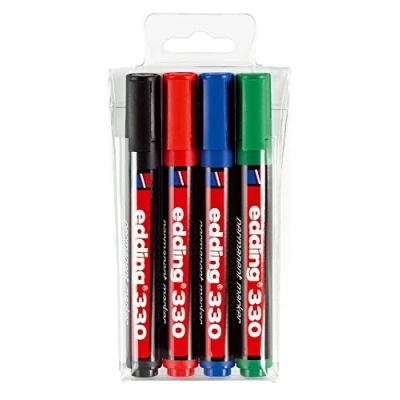 Abbildung von Edding Permanentmarker 330 sortiert (4er Set)
